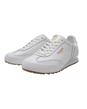 Patrick Mens Rio Suede Trainers (White)