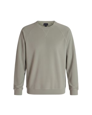 Mountain Warehouse Heren Tarn Crew Neck Fleece (Khaki Groen)