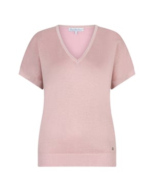 Red Button Top korte mouw srb4812 jerry