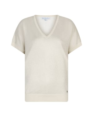 Red Button Top korte mouw srb4812 jerry