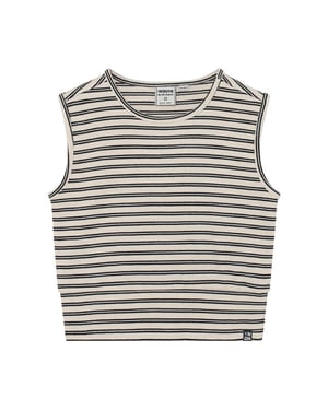 Indian Blue 970725 cropped stripe top
