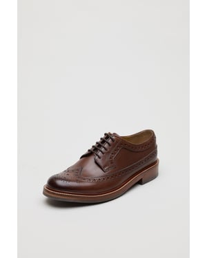 Chapman & Moore Longwing Brogue Country Leather Men's Choco Shoes