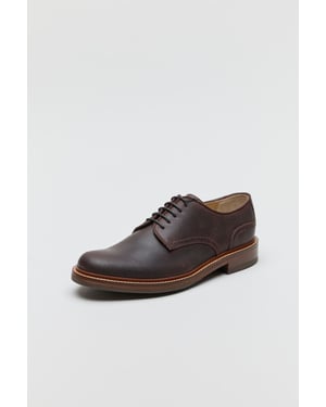 Chapman & Moore Plain Derby Country Leather Men's Choco Shoes