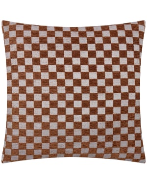 Hoem Larro Chenille Checkerboard Polyester Filled Cushion