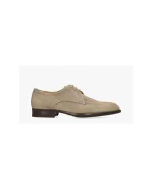 Giorgio 79418 zandkleurige suède veterschoenen beige