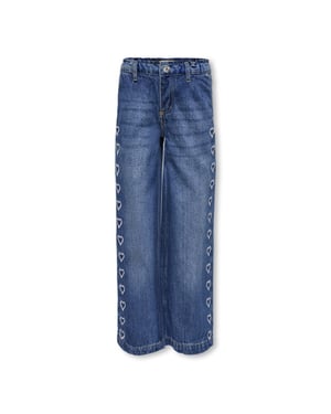 Only Kogcomet heart wide dnm dia3020 blue denim