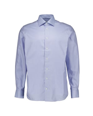 Eton Semi solid signature twill shirt lange mouw overhemden 100015103
