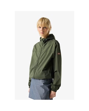 Hunter Hunter Opvouwbare Regen Unisex Volwassenen Groene Regenjas