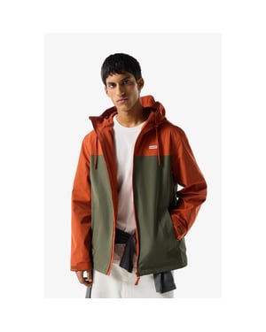 Hunter Original Heren Block Waterdichte Rode Regenjas