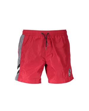 Karl Lagerfeld Rosso Polyester Herrbadbyxor Boxer