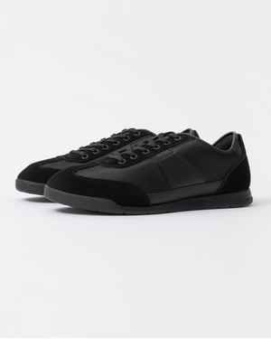Nitan with Structured Trims Low Profile Trainers in Black