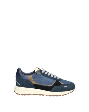 Woolrich WFM 252.030 blauwe retro sneakers