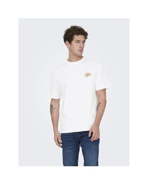 Only & Sons Onsfred life rlx ss print tee noos