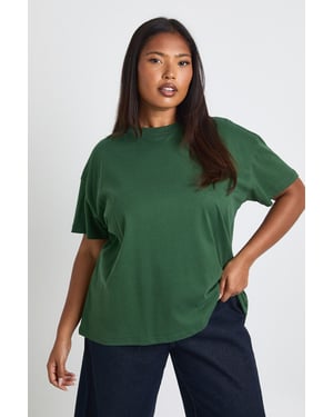 Plus Basic Oversized Short Sleeve T-Shirt