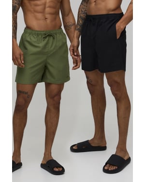 2 Pack Mid Length BM Autograph Swim Short
