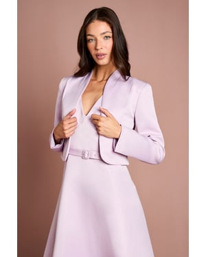 Crop Satin Jacket