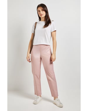Button Detail Tapered Trouser