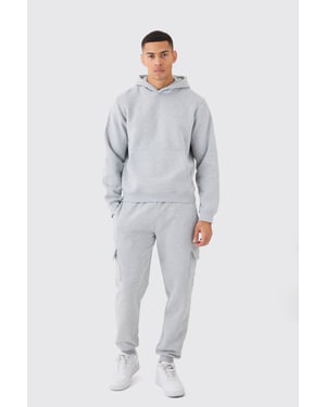 Boxy Hooded Cargo Tracksuit