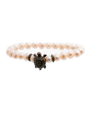 Lancaster JLA-BR-TURTLE-3-WH Ladies Bracelet