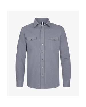 Profuomo overshirt western ppxf10001i m2 mid blue