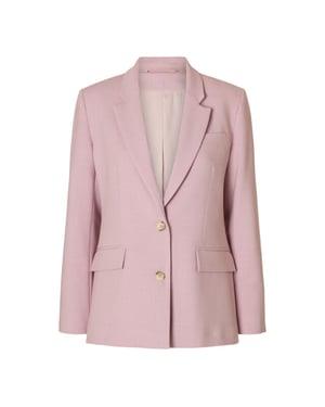 Selected Femme slwrita ls classic blazer mel noos 16094203 bleached mauve