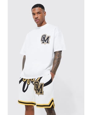 Oversized Ofcl Basketball T-shirt And Short Set