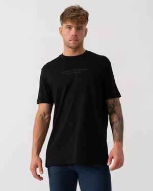 T-shirt in Zwart