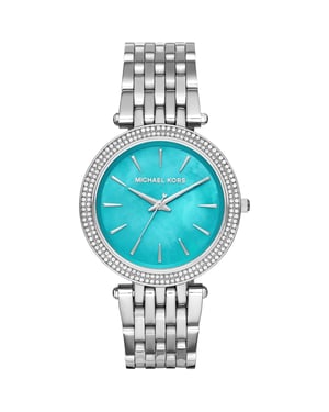Michael Kors Darci MK3515 Turquoise Wijzerplaat Dameshorloge
