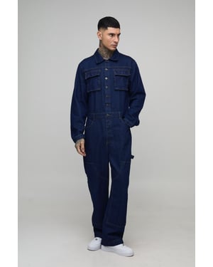 Tall Contrast Stitch Relaxed Fit Boilersuit