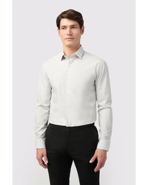 Slim Fit Geo Floral Print Shirt