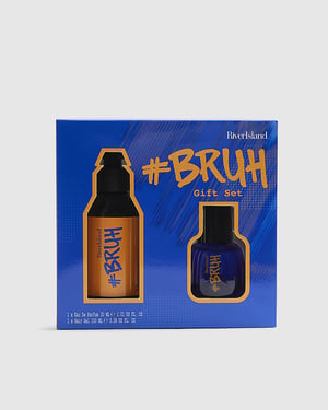River Island Mens Bruh Gift Set 2 Pieces