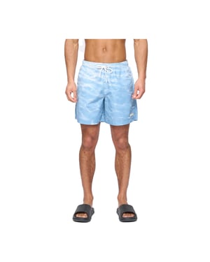 Henleys Mannen Henpool Zwemshorts (Denim Blauw)
