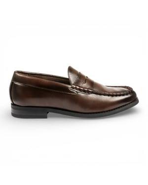 Herr Bruna PU-läder Formella Penny Loafers Casual Skor