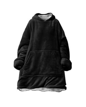 "Pure Black" Knuffelhoodie