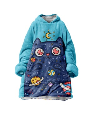 "Space Cat fm" Knuffelhoodie