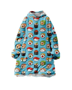"Sushi Pattern" Knuffelhoodie