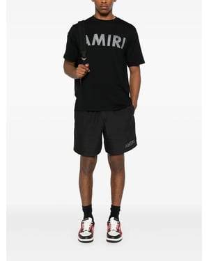 Logo Print T-Shirt in Black