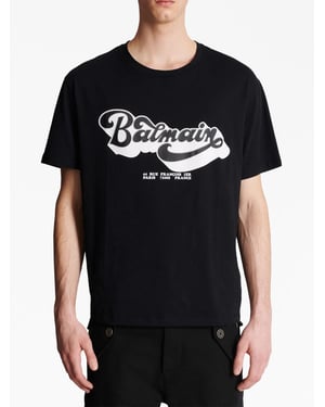 70s Logo Print T-Shirt in White