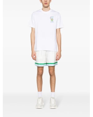Le Jeu Colore Printed T-Shirt in White