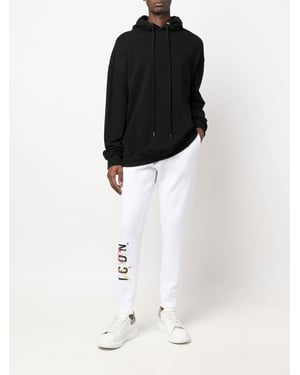 Icon Splat Jogging Bottoms in White