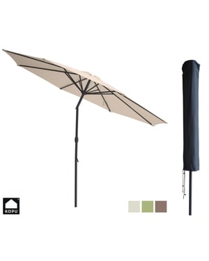 Kopu ® valencia parasol rond 300 cm met beschermhoes -