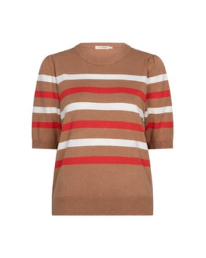 Esqualo Sweater sp26-07010 cappuccino