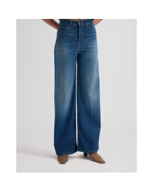 Lee Stella dames wide leg jeans blue arrow