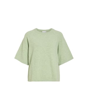 Vila Viliga 24 o-neck knit top noos mint