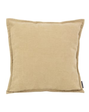 NOVÉE Sierkussen chenille piped beige | 45 x 45 cm | polyester