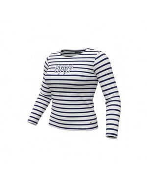 Red Button Terry stripe