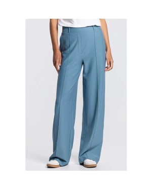 Jansen Amsterdam Aleid ss26 broek 000750 aquamarijn