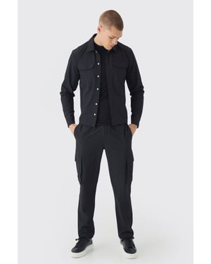 Technical Stretch Cargo Shirt & Trouser Set