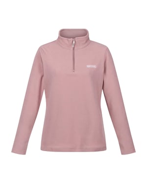 Regatta Great Outdoors Womens/Ladies Sweetheart 1/4 Zip Fleece Top (Dammig ros)
