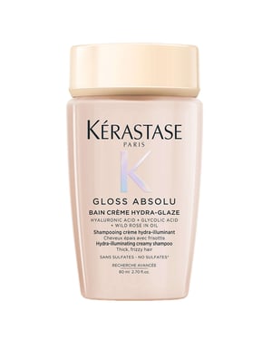 Kérastase Gloss Absolu Bain Crème Hydra-Glaze Shampoo for Thick Frizzy Hair 80ml